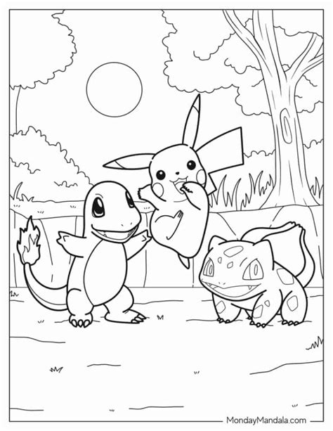 pokemon colering pages|Free Pokemon coloring pages